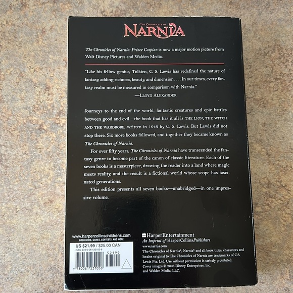 The Chronicles of Narnia- The Original Novels by C.S. Lewis all in one book - Picture 3 of 5